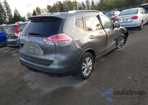 2016 Nissan Rogue Sv from USA, damaged, VIN JN8AT2MV7GW136117